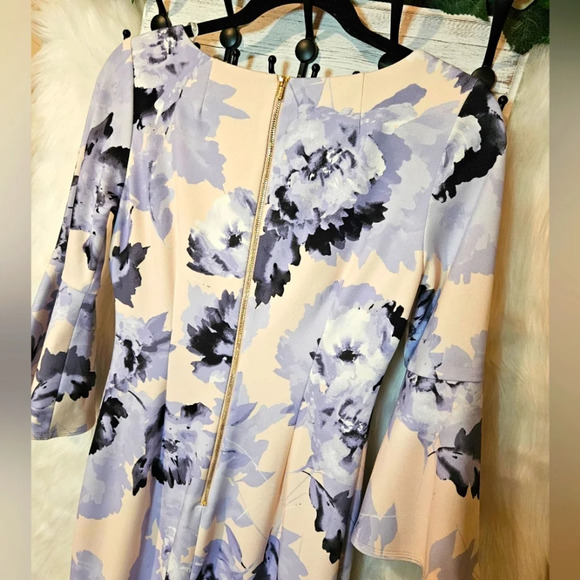 Calvin Klein Watercolor Floral Sheath Dress (NWOT) - Picture 4 of 8
